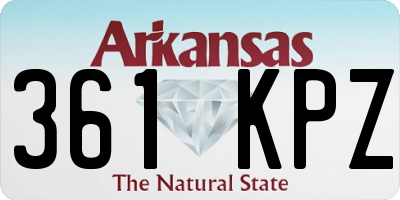 AR license plate 361KPZ