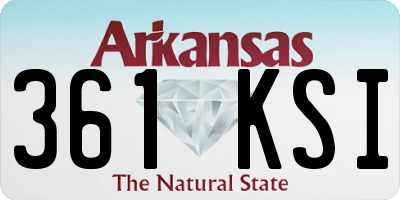 AR license plate 361KSI