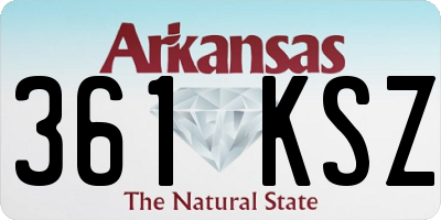 AR license plate 361KSZ