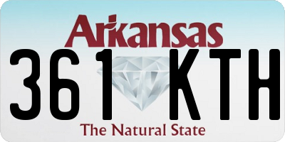 AR license plate 361KTH