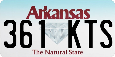 AR license plate 361KTS