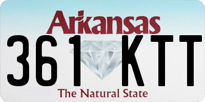 AR license plate 361KTT