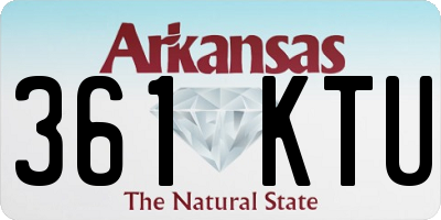 AR license plate 361KTU
