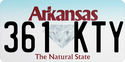 AR license plate 361KTY