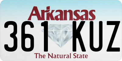 AR license plate 361KUZ