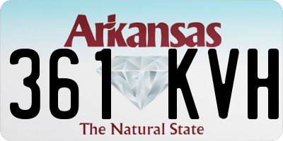 AR license plate 361KVH