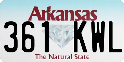 AR license plate 361KWL