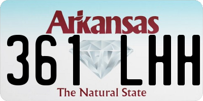 AR license plate 361LHH