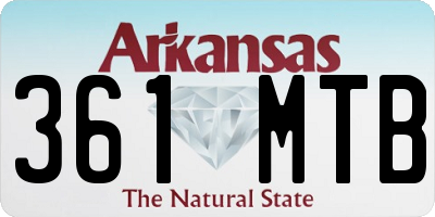 AR license plate 361MTB