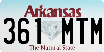AR license plate 361MTM
