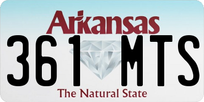 AR license plate 361MTS