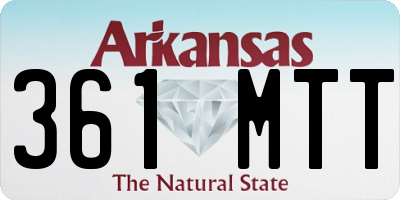 AR license plate 361MTT