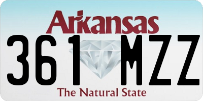 AR license plate 361MZZ