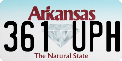 AR license plate 361UPH