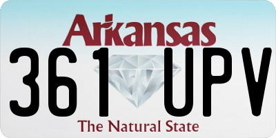 AR license plate 361UPV