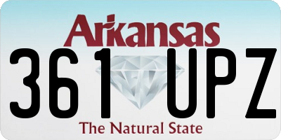AR license plate 361UPZ