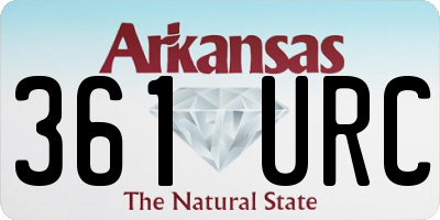 AR license plate 361URC