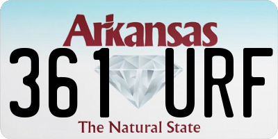 AR license plate 361URF