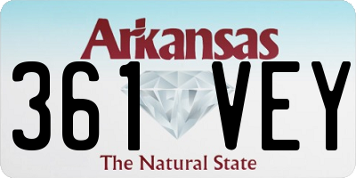 AR license plate 361VEY