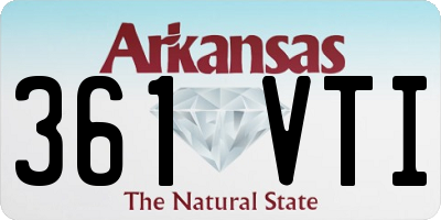 AR license plate 361VTI