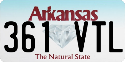 AR license plate 361VTL