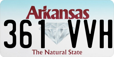 AR license plate 361VVH