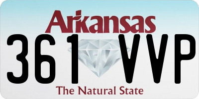AR license plate 361VVP