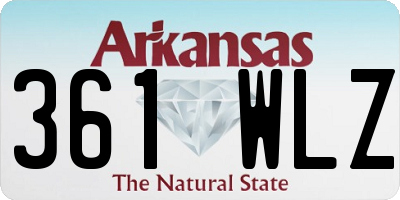 AR license plate 361WLZ