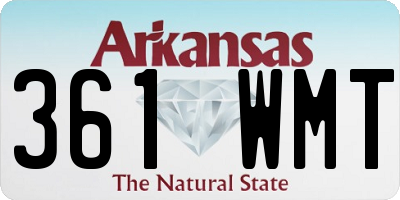 AR license plate 361WMT
