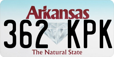 AR license plate 362KPK