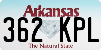 AR license plate 362KPL