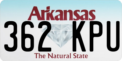 AR license plate 362KPU