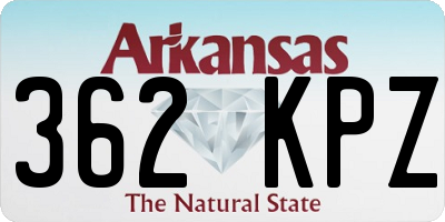 AR license plate 362KPZ