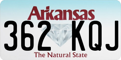 AR license plate 362KQJ