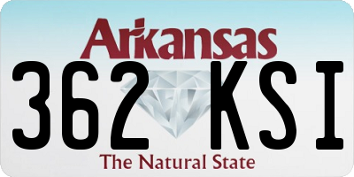 AR license plate 362KSI