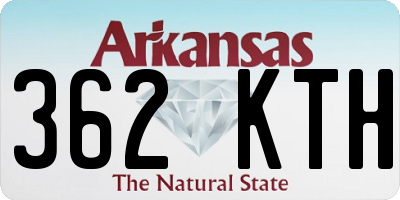 AR license plate 362KTH