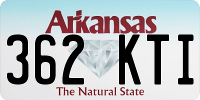 AR license plate 362KTI
