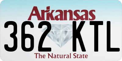 AR license plate 362KTL