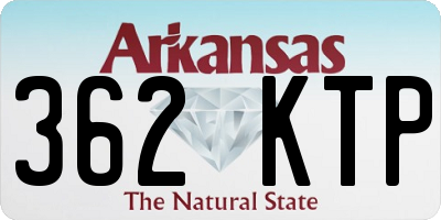 AR license plate 362KTP