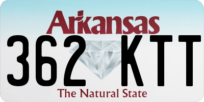 AR license plate 362KTT