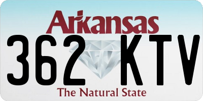 AR license plate 362KTV