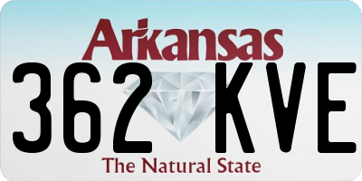 AR license plate 362KVE