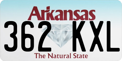 AR license plate 362KXL