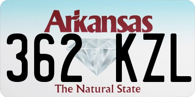 AR license plate 362KZL