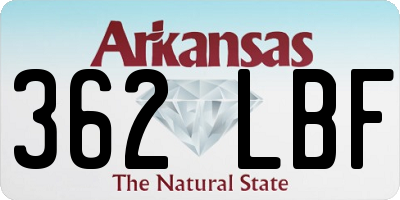 AR license plate 362LBF