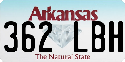 AR license plate 362LBH