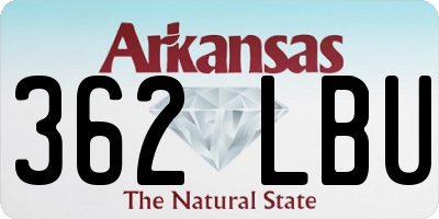 AR license plate 362LBU