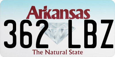 AR license plate 362LBZ