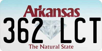 AR license plate 362LCT