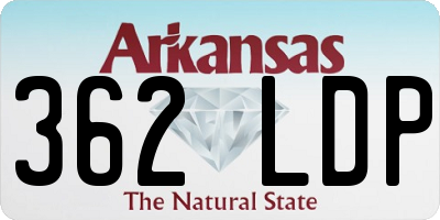 AR license plate 362LDP